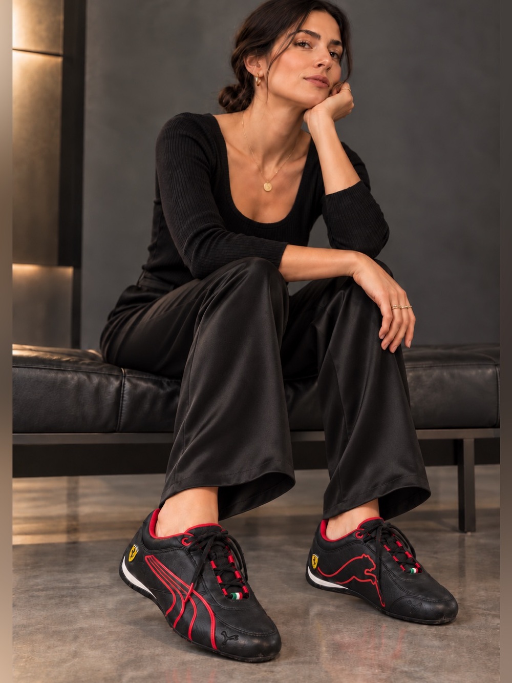 Puma Ferrari Drift Cat Low Profile Racing Sneakers